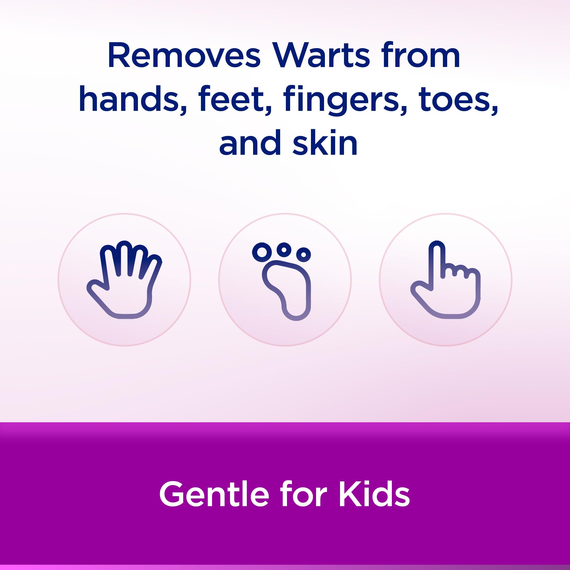 WartStick Kids kit demonstrates gentle, kid-friendly application steps.