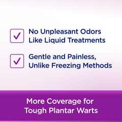 WartStick Plantar demonstrates odorless, painless use on a plantar wart.
