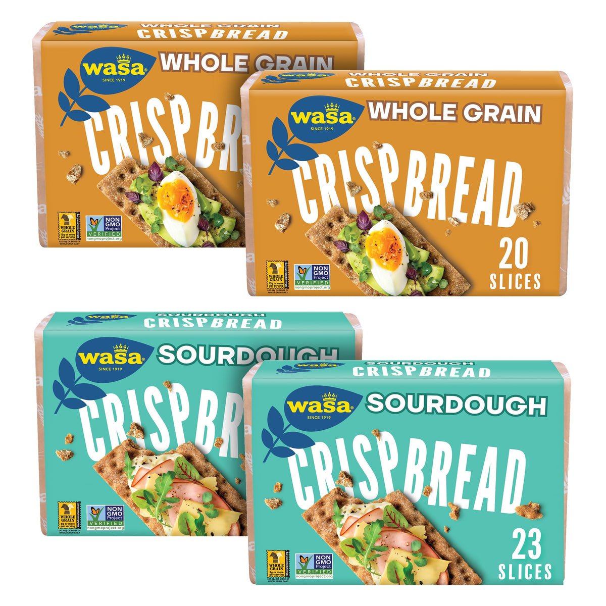 Wasa crispbread sourdough-crispbread provides a sturdy base for hearty toppings