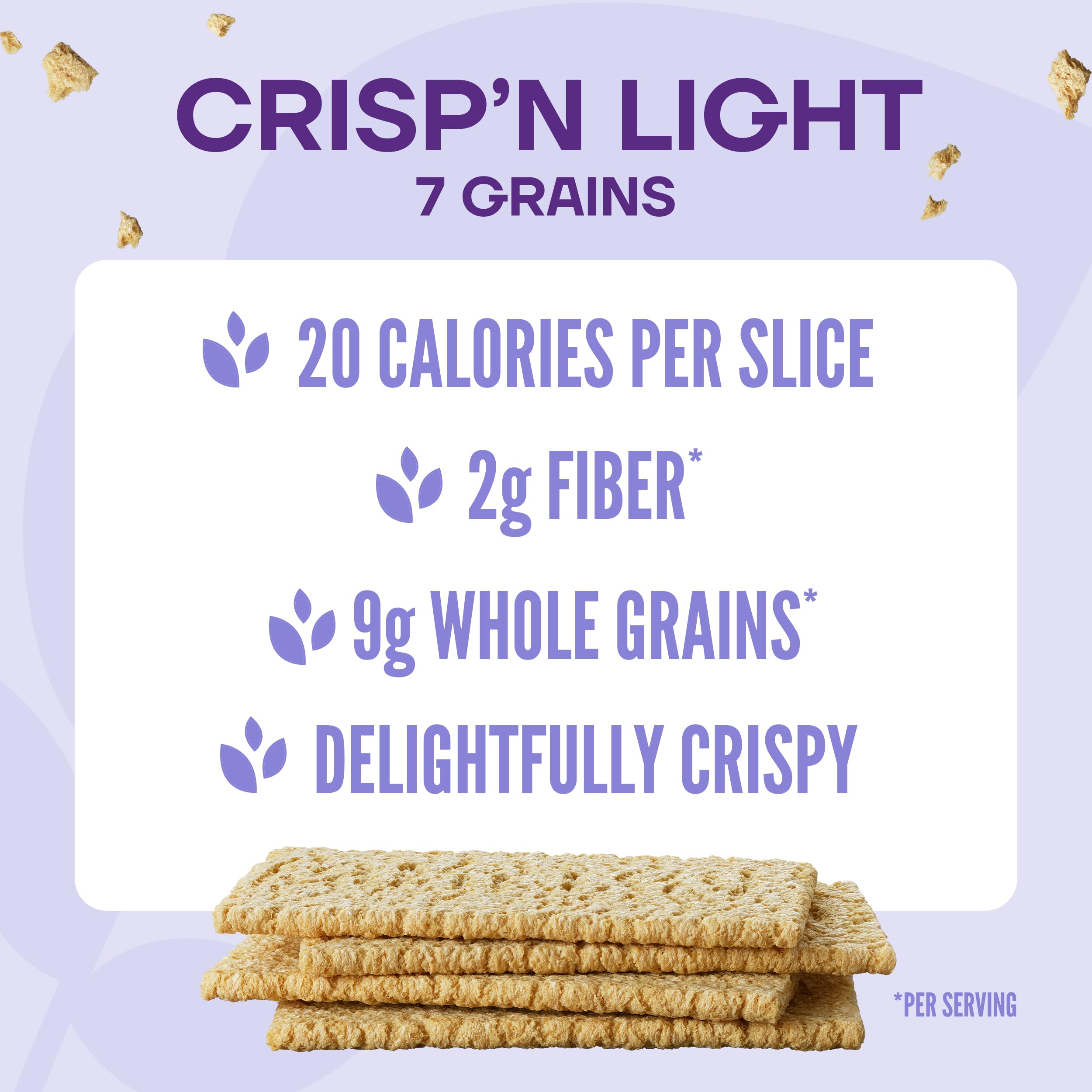Wasa Crisp'n Light breakfast setup with spread and fruit.