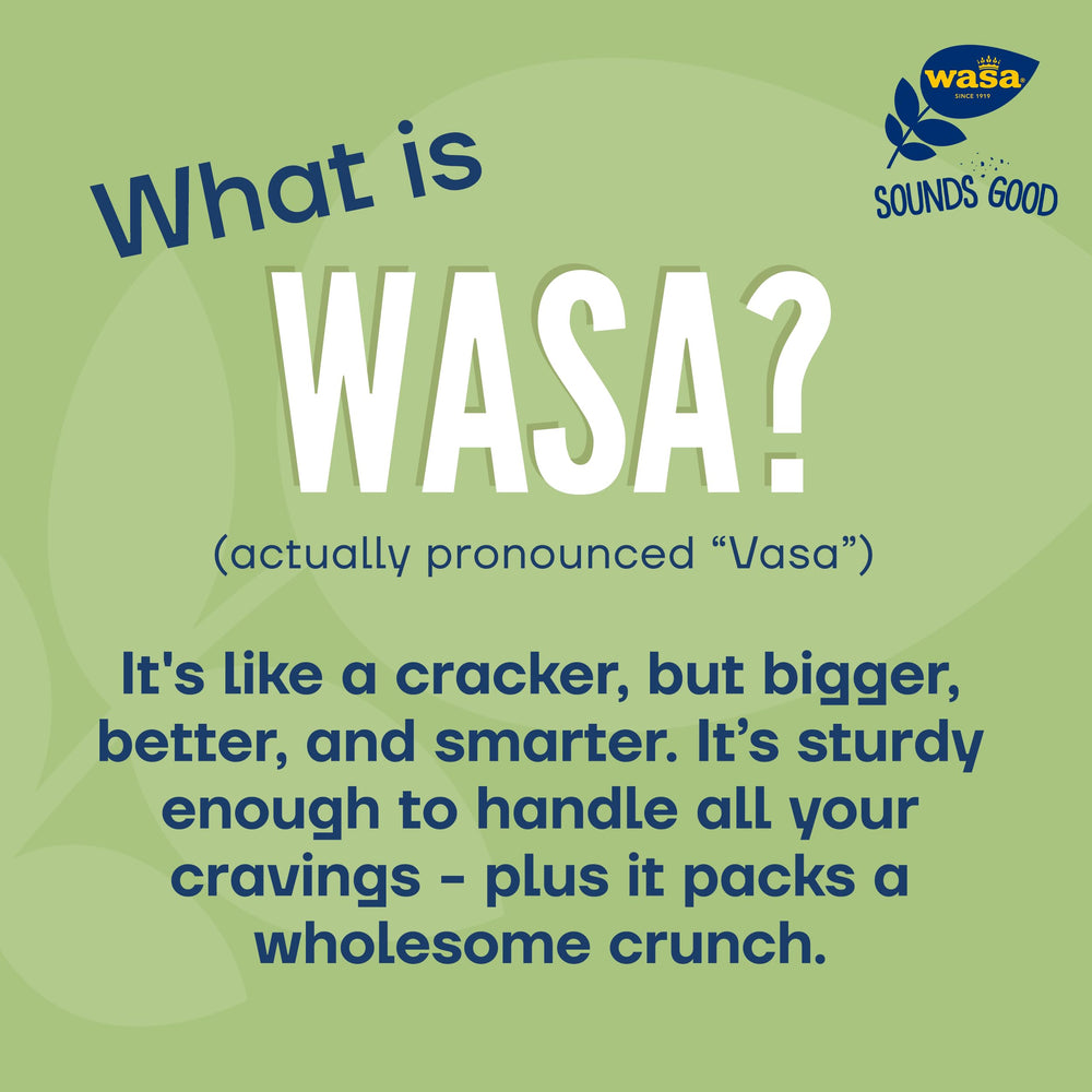 Wasa Crisp'n Light four-pack on table for sharing.