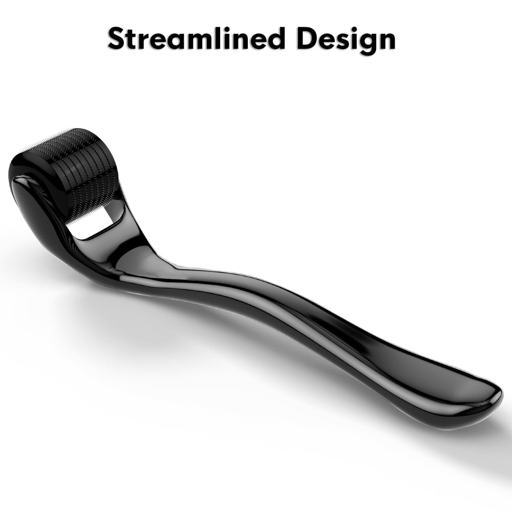 Wasali 540 Titanium Derma Roller in hand, ergonomic design