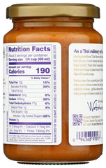 WATCHAREE'S Thai Peanut Sauce label detail highlights coconuts and peanuts