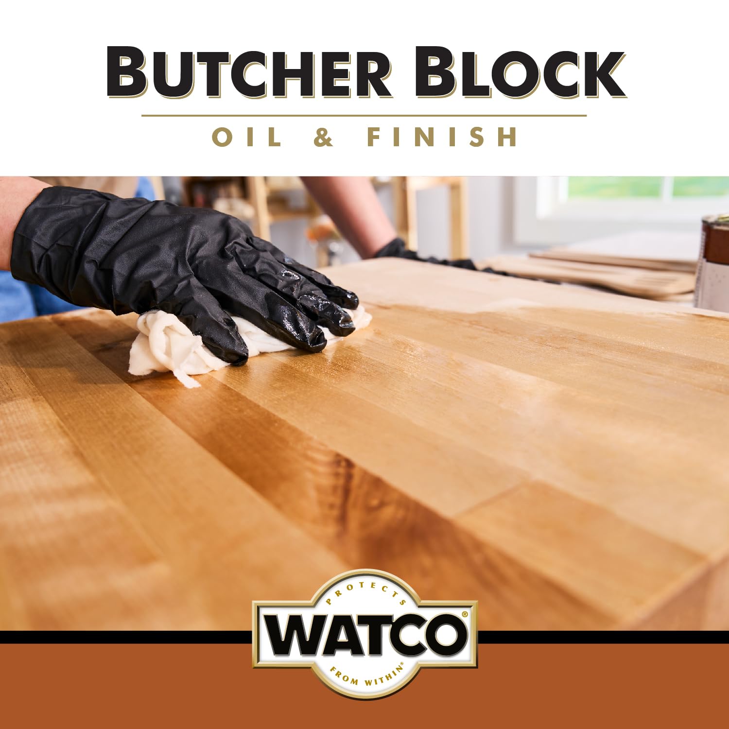 Watco cutting board oil care on indoor wood surfaces keeps boards durable