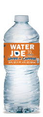 Water Joe caffeinated water 12-pack on shelf for convenient all-day hydration