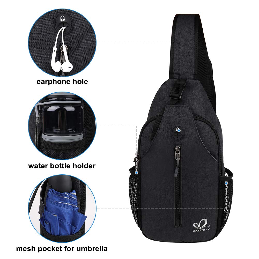 WATERFLY strap pouch holds a device under 7 inches for quick reach.