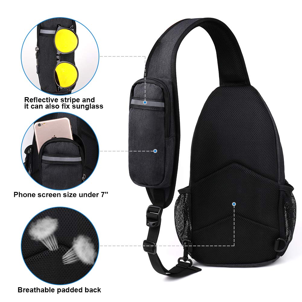WATERFLY water-resistant material protects contents in light rain.