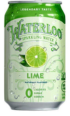 Chilled Waterloo Lemon-Lime glass with ice highlighting cool flavor