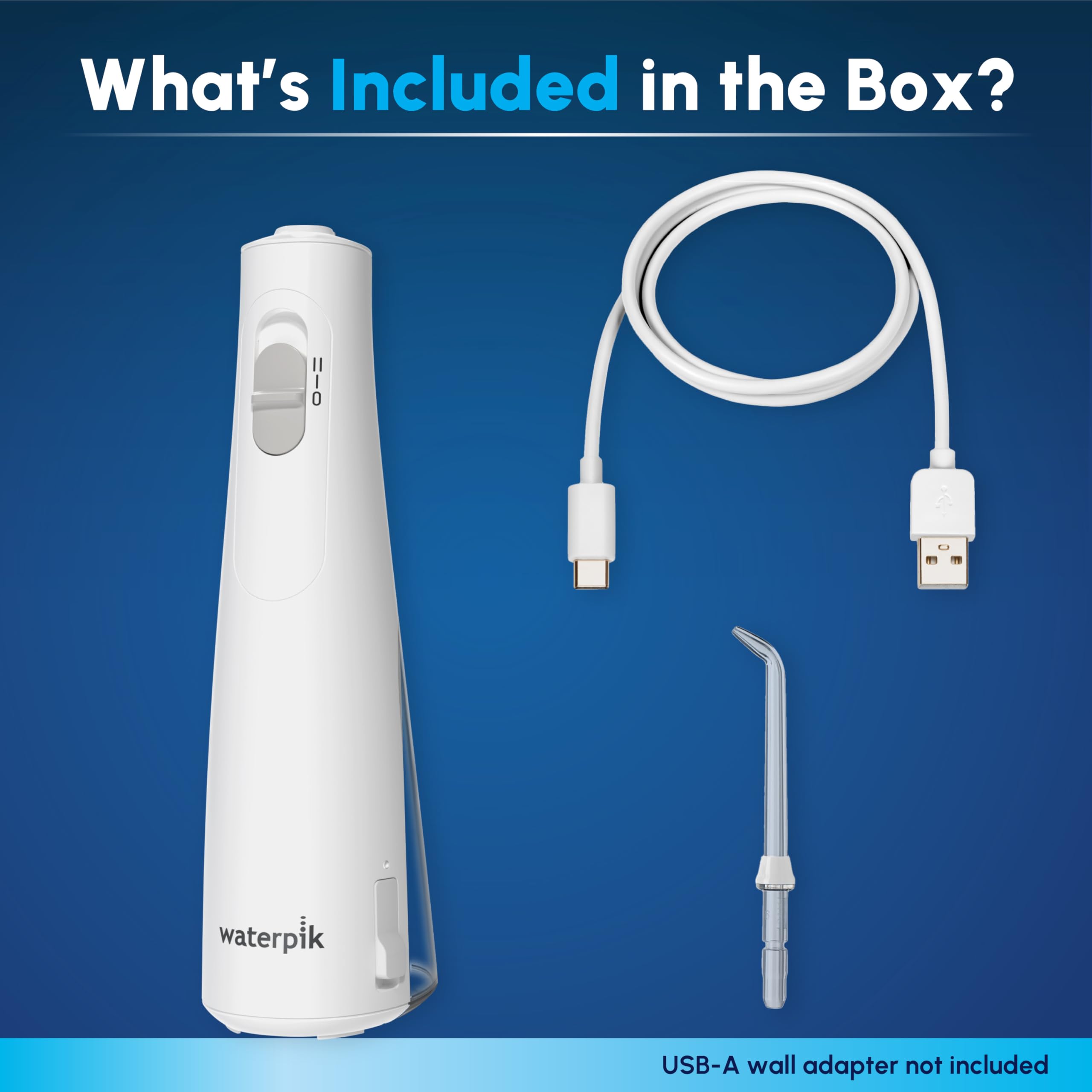 Waterpik cordless 1100 water jet pulse delivers thorough flossing action