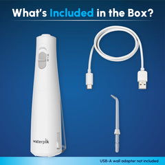 Waterpik cordless 1100 water jet pulse delivers thorough flossing action