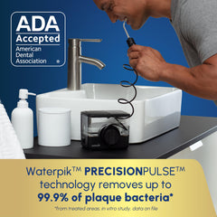 Waterpik ION Professional seven flossing tips set ready for multiple users and needs.