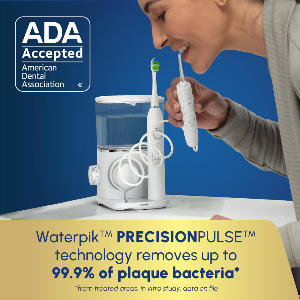 Waterpik Sensonic Complete Care five tips help address braces, implants, and dental work.