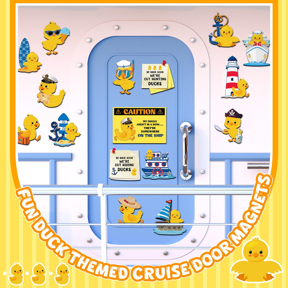 Watersay ice-cream-duck door magnet adds playful charm to refrigerators and doors.