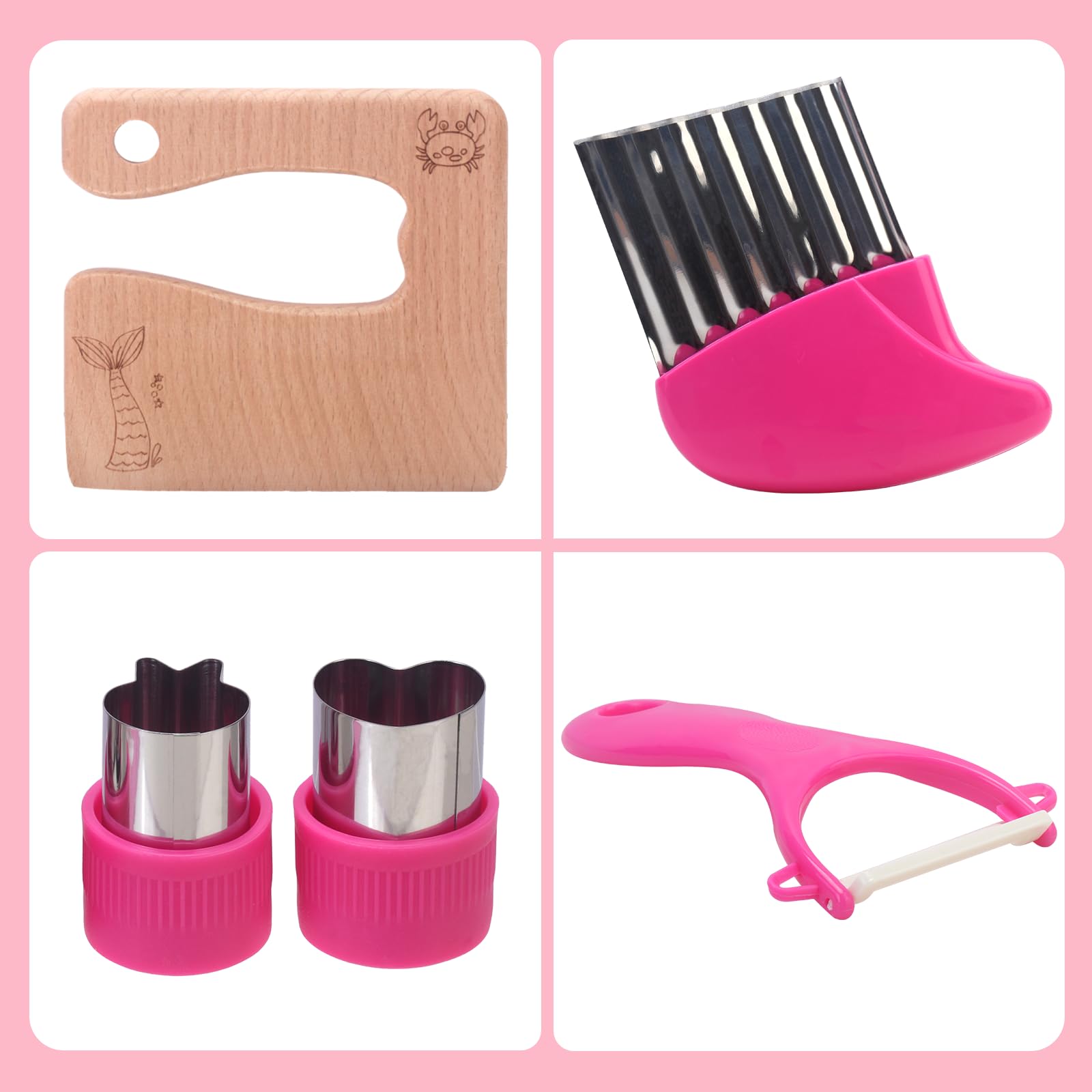 WaterSummer crinkle cutter in kid-size show gentle slicing during playtime.