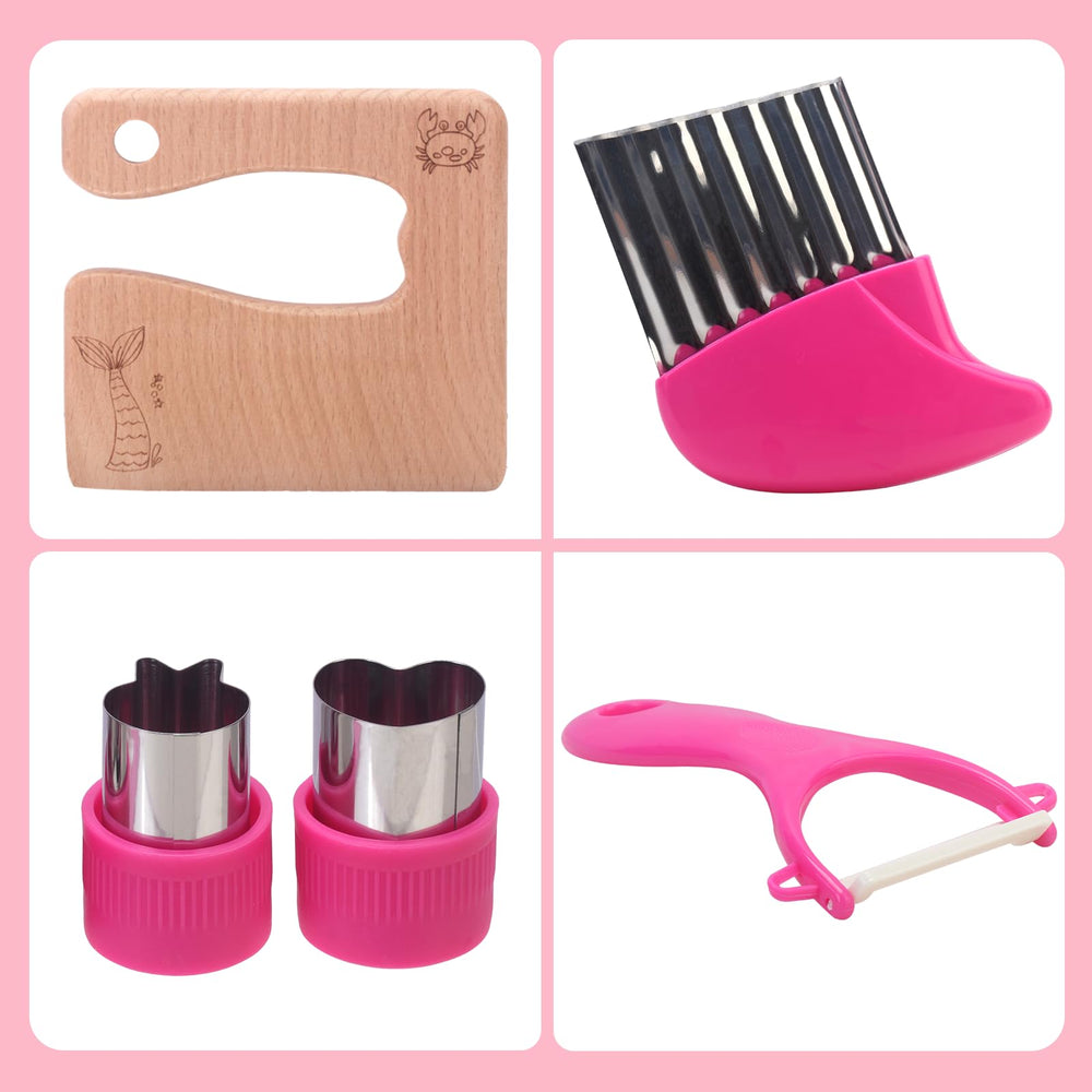 WaterSummer crinkle cutter in kid-size show gentle slicing during playtime.