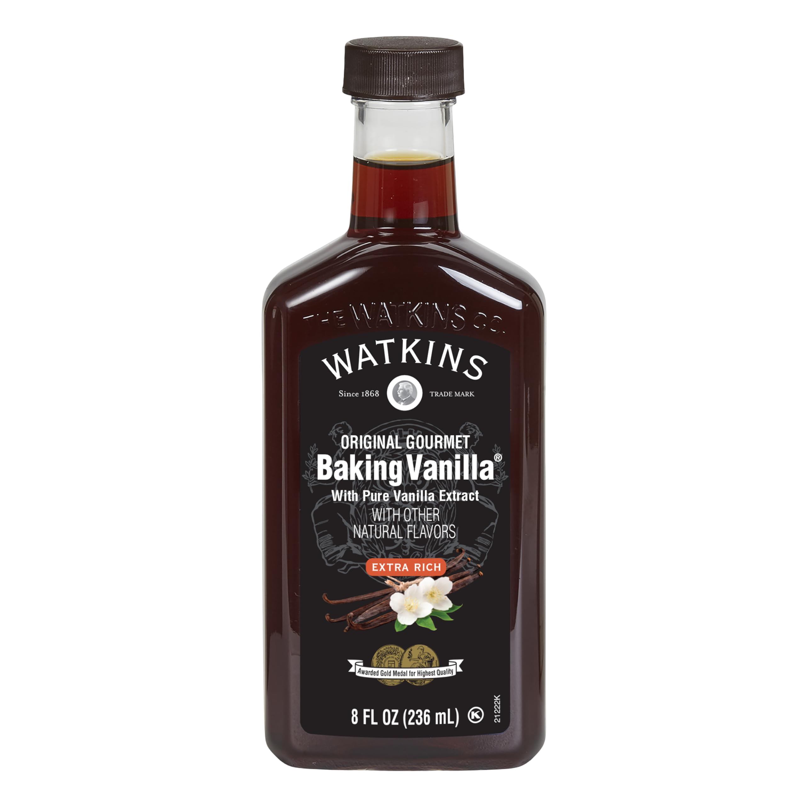 Watkins All Natural Vanilla Extract bottle ready for baking flavor.