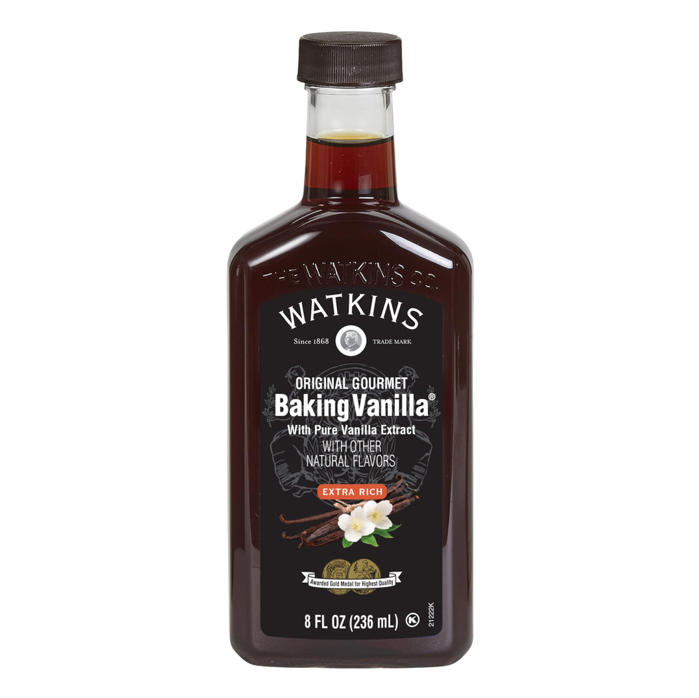 Watkins All Natural Vanilla Extract bottle ready for baking flavor.