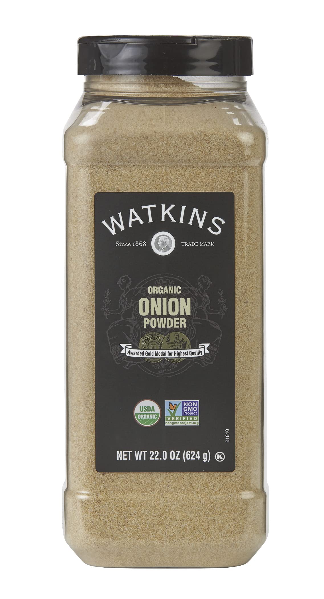 Watkins Onion Powder bulk 22 oz pack for everyday kitchen seasoning.