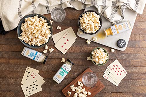Watkins Butter/Salt popcorn seasoning bottle delivers classic savory aroma.