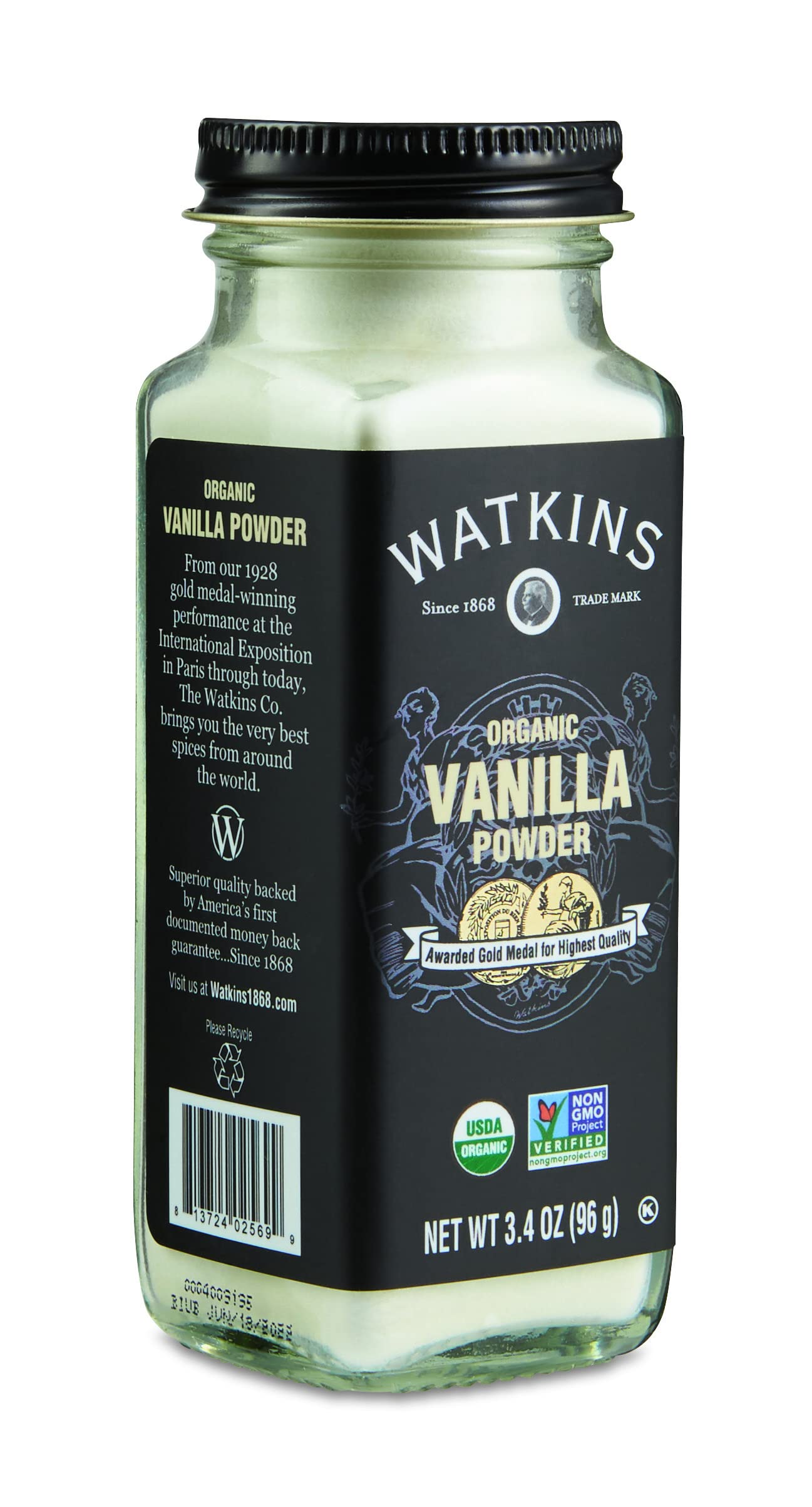 Watkins Vanilla Powder swirled into batter for fragrant flavor