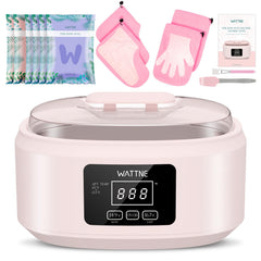 Wattne paraffin wax machine dipping hands for at-home spa warmth