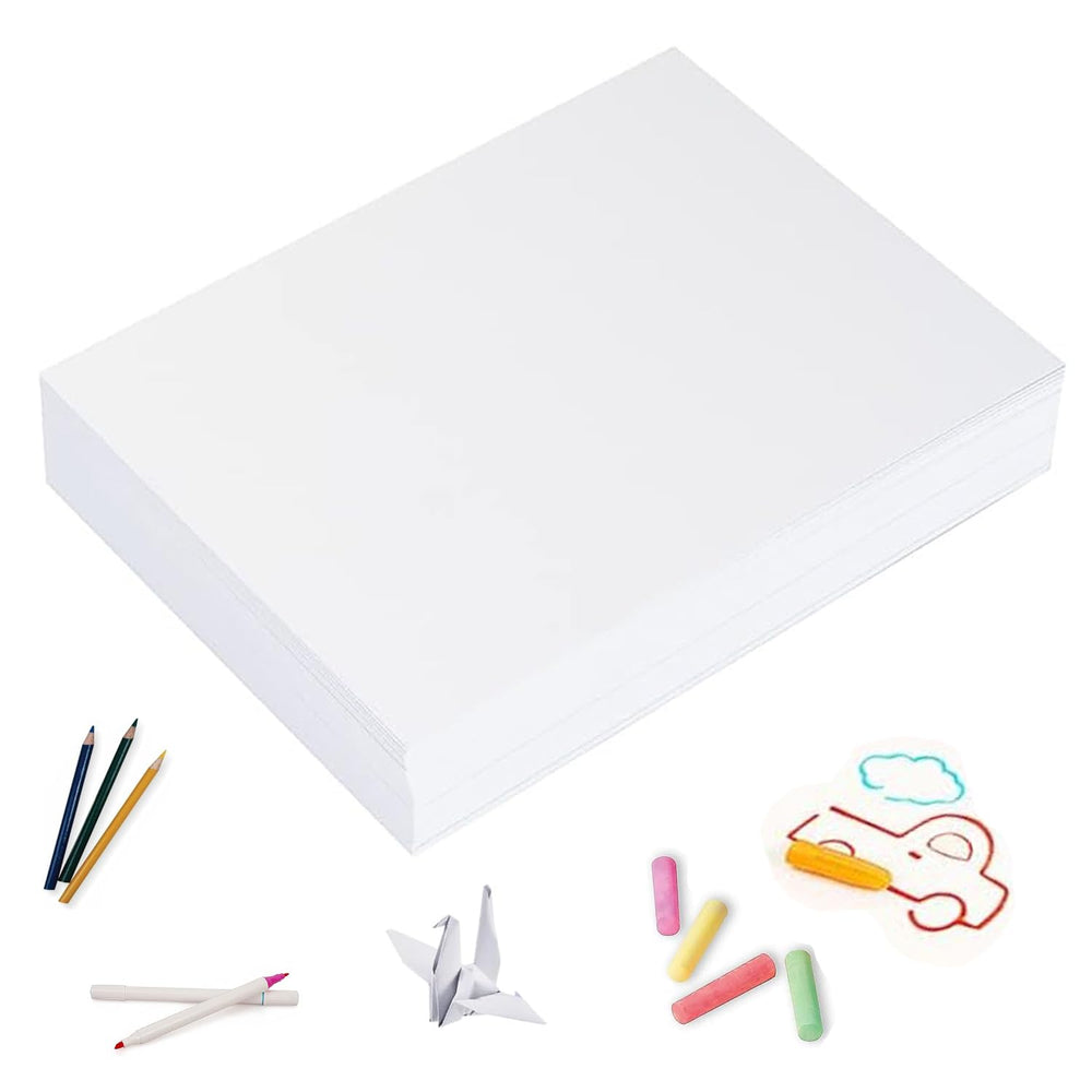 WAUPPY 9x12 white drawing paper 100 sheets ready for sketching and doodling at home