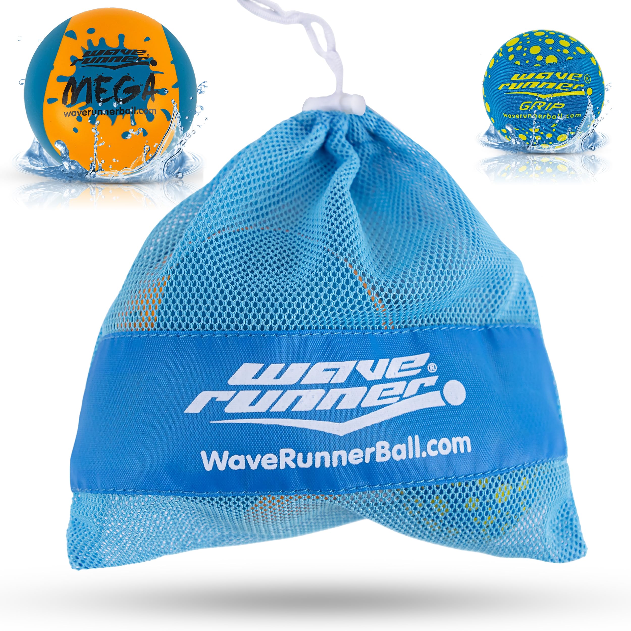 Wave Runner Grip Ball showing grip-friendly design for precise throws.