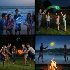 Wave Runner LED Football Grip-It texture improves grip for precise throws.