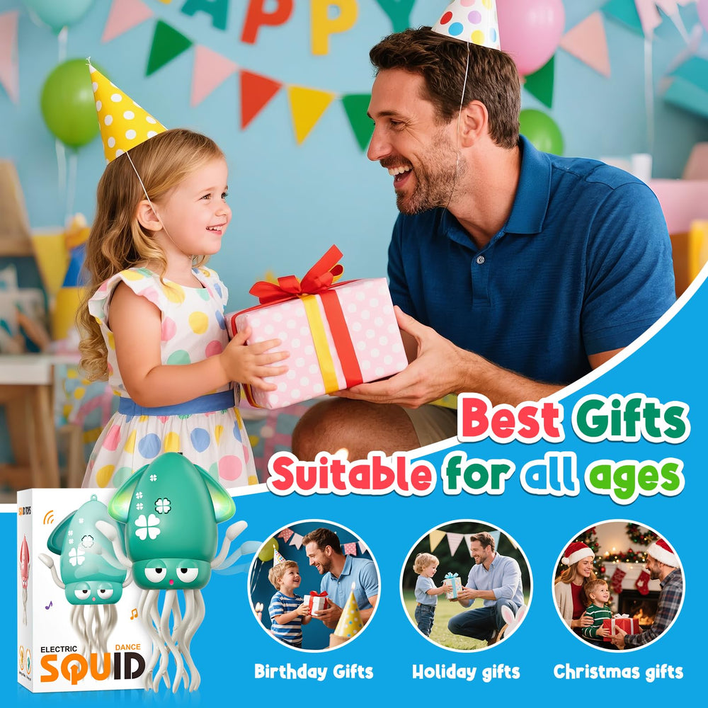 WAVISA Dancing Squid toy family gift idea for birthdays and holidays.