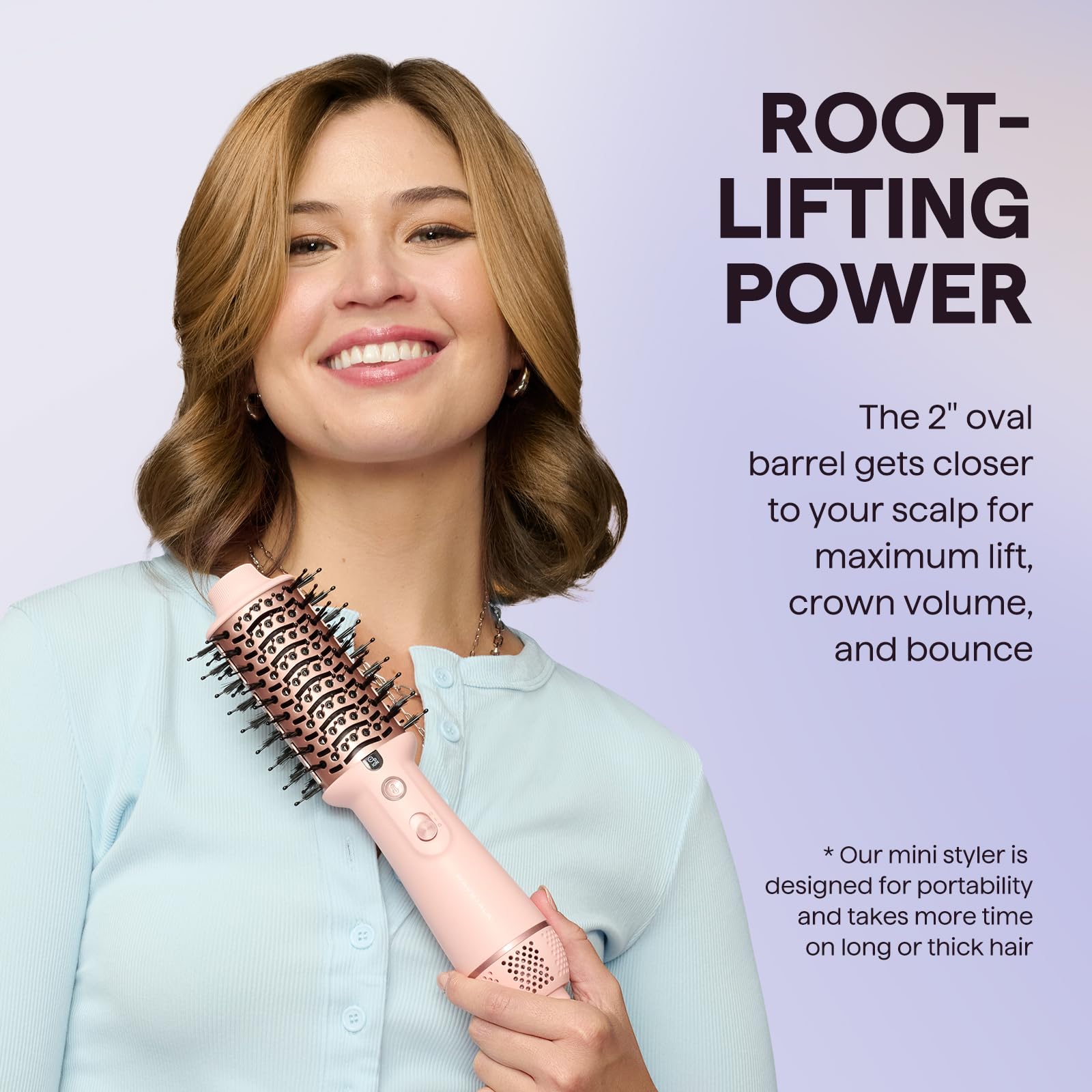 Wavytalk low-heat setting at 195°F minimizes heat exposure during styling.
