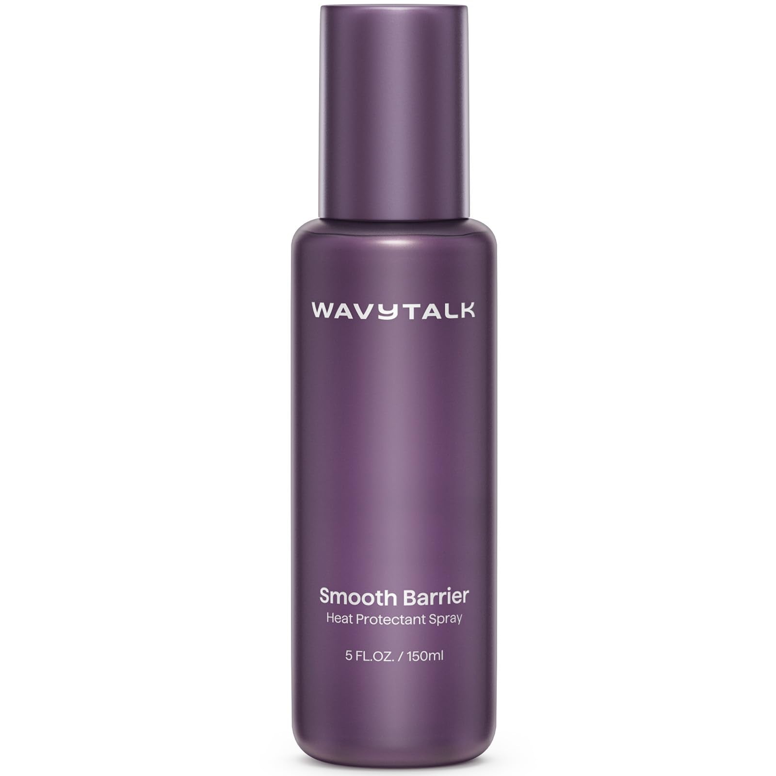Wavytalk Smooth Barrier bottle front showing lightweight heat protection