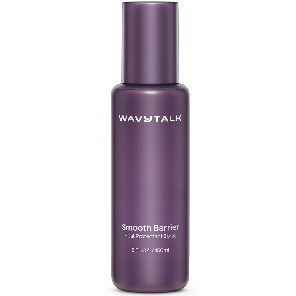 Wavytalk Smooth Barrier bottle front showing lightweight heat protection