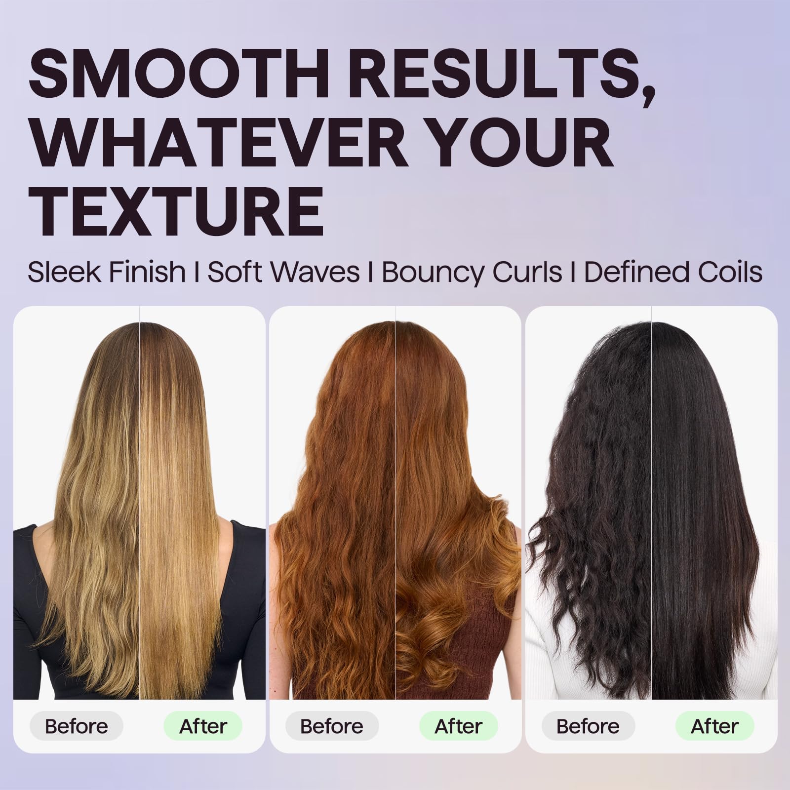 Wavytalk Smooth Barrier close-up highlights frizz control benefits