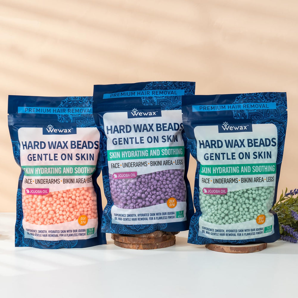 Wax Bear rose lavender aloe aroma adds pleasant ambiance to your waxing session.