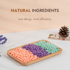 Wax Bear wax beads application glide enables clean removal with minimal skin adhesion.