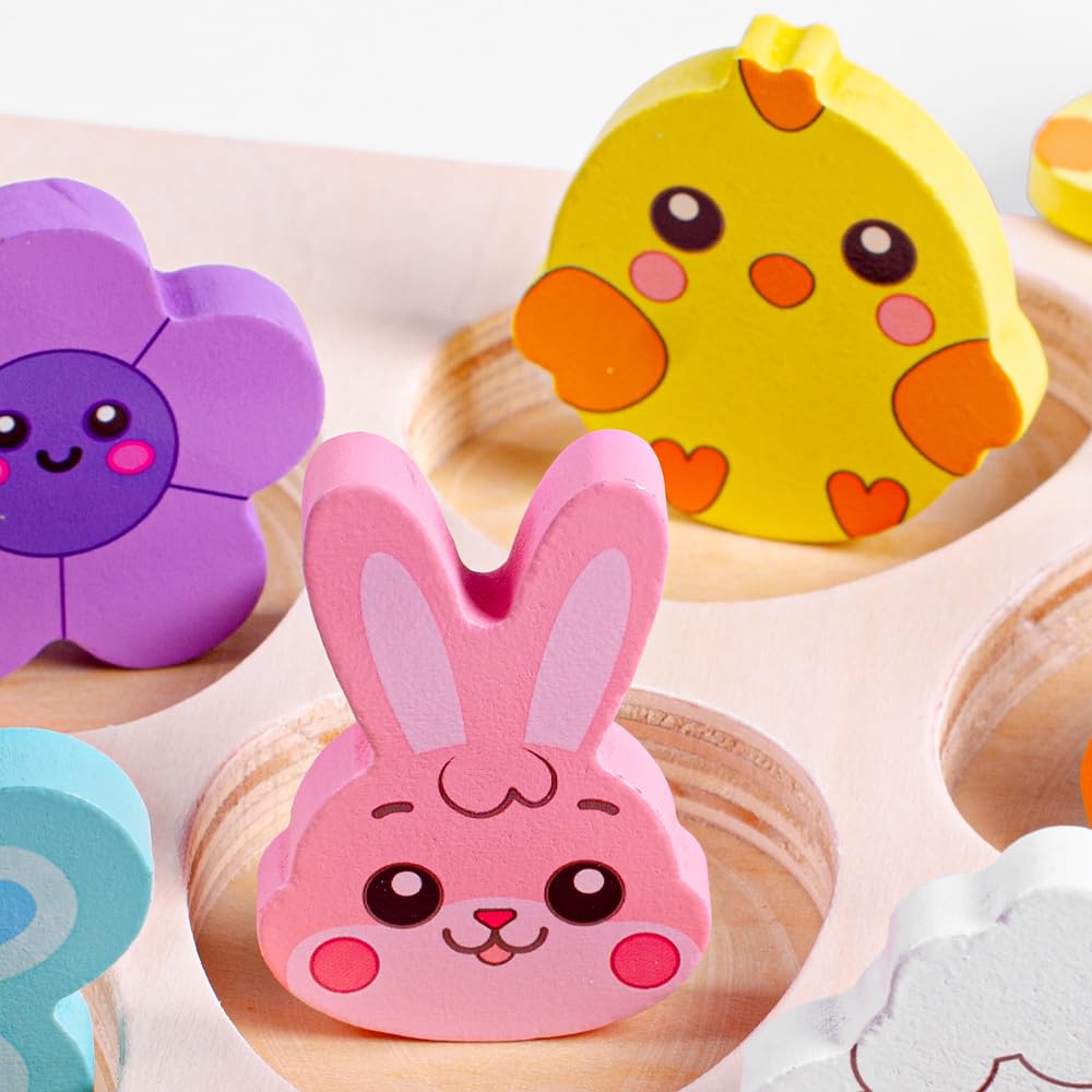Waybla Easter Puzzle Butterfly piece promotes problem-solving through discovery
