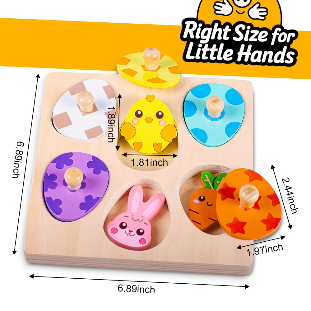 Waybla Easter Puzzle playtime image shows kids exploring Montessori-inspired learning
