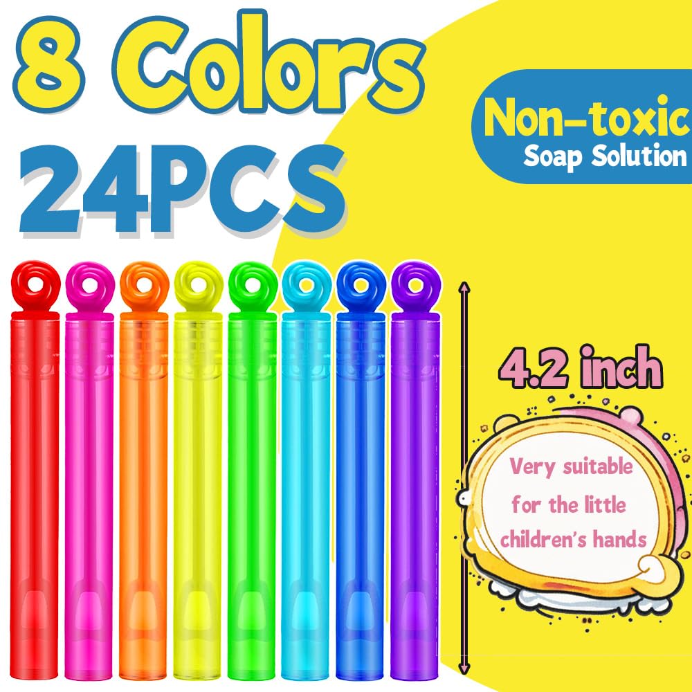 Waybla mini bubble wands 4-inch size, perfect for little hands and pockets