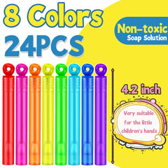 Waybla mini bubble wands 4-inch size, perfect for little hands and pockets