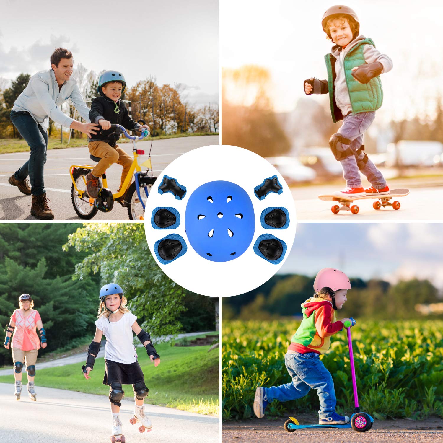 WayEee joyful ride with protective gear for active play
