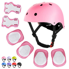 WayEee kids helmet pink adjustable for secure, comfy outdoor play.