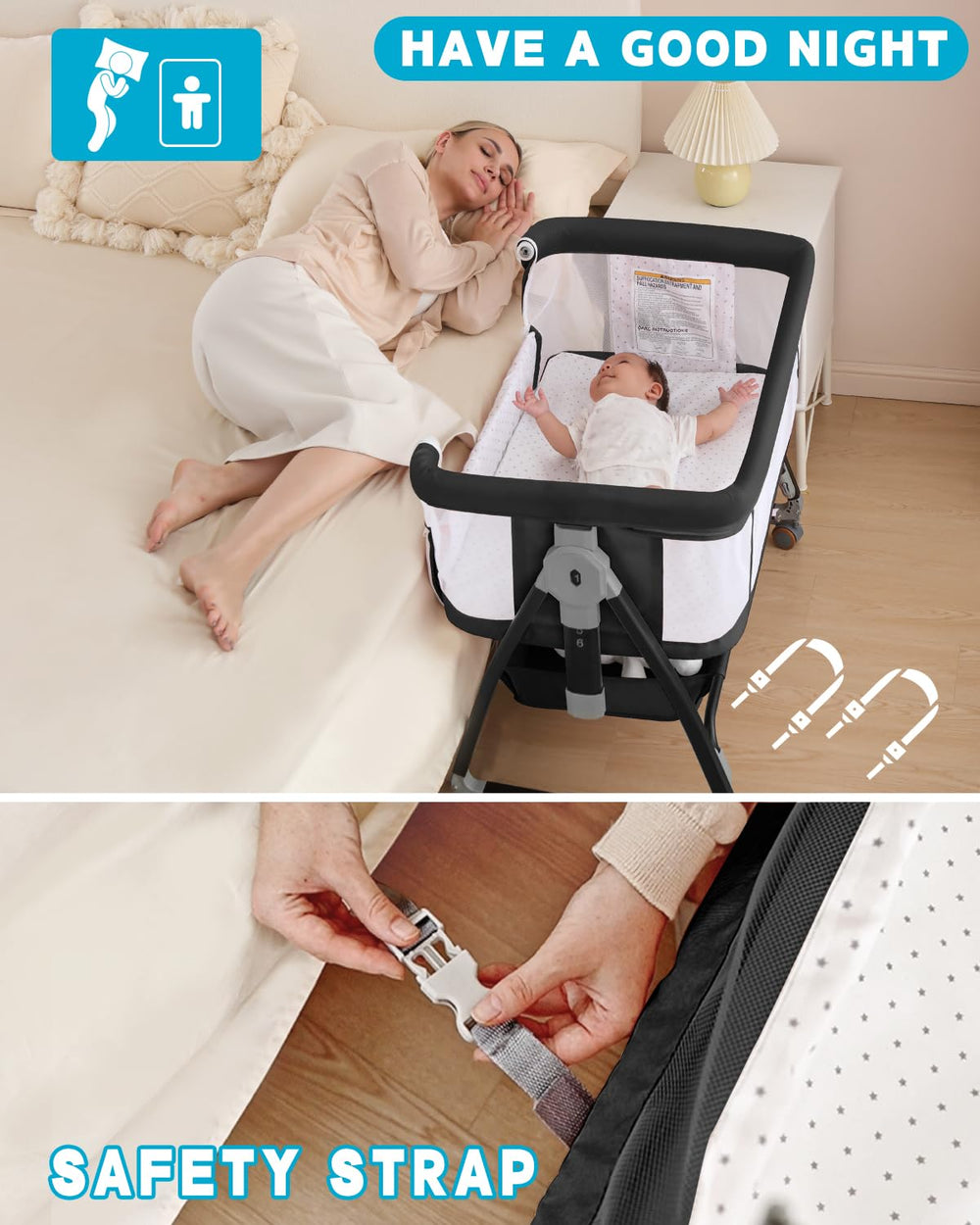 Wayfong convenient storage basket keeps essentials within reach