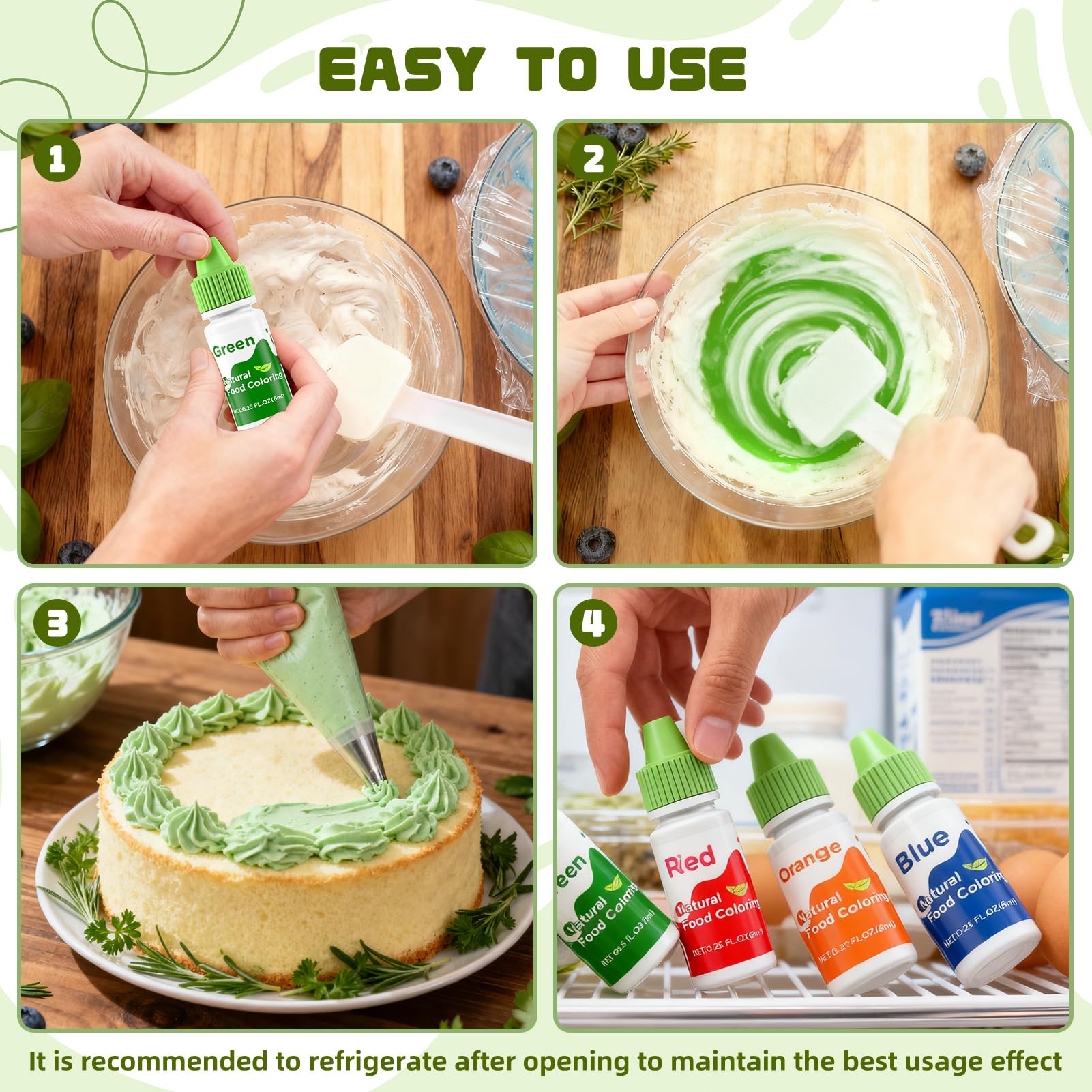 Wayin color for drinks and DIY crafts like playdough