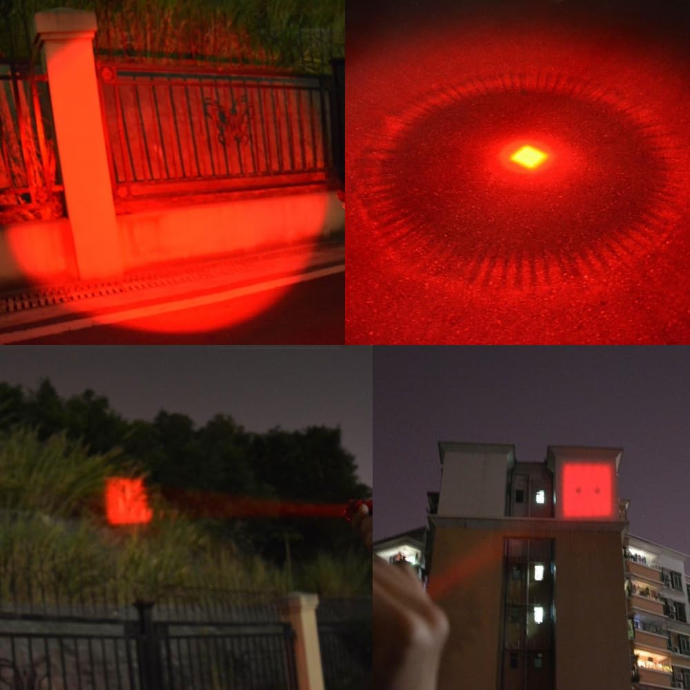Wayllshine red light flashlight compact design for easy carry on hikes.