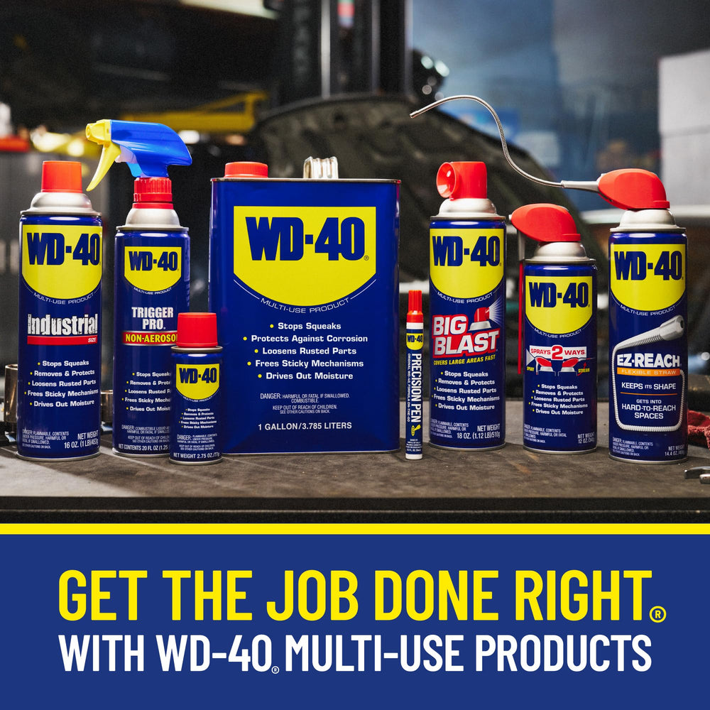 WD-40 Original Formula multi-use spray for quick cleaning and lubrication tasks