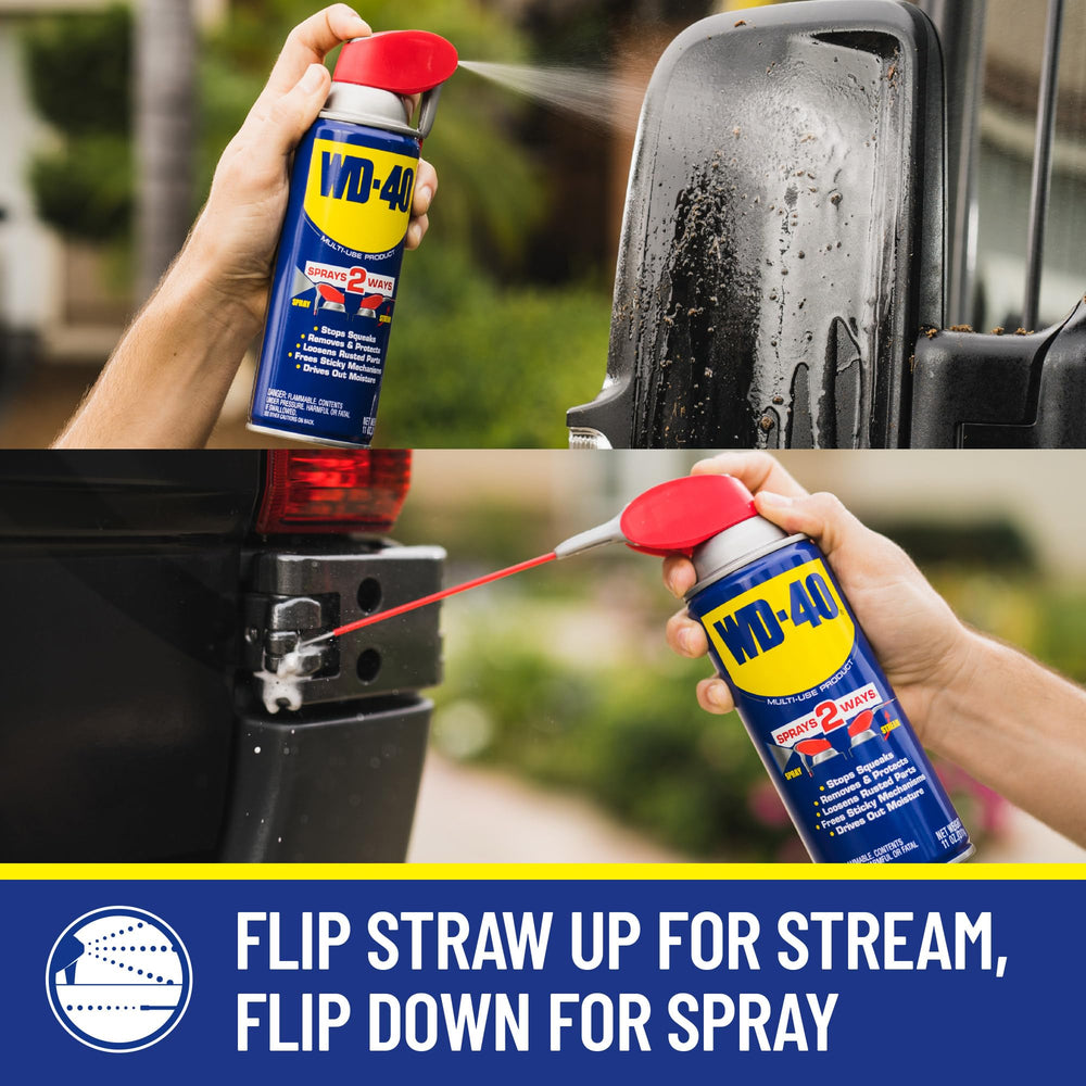 WD-40 Original precision stream targets small parts like hinges and screws.