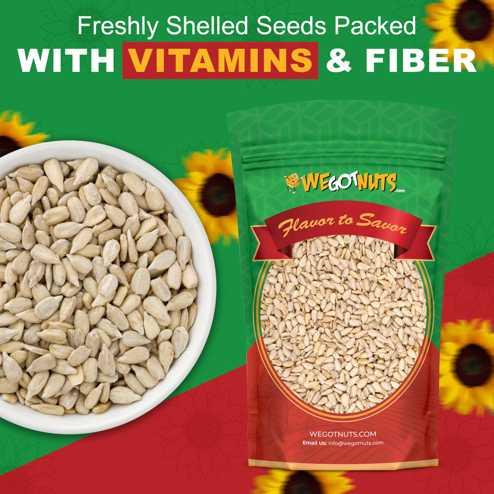We Got Nuts air-tight bag preserves freshness of raw seeds.