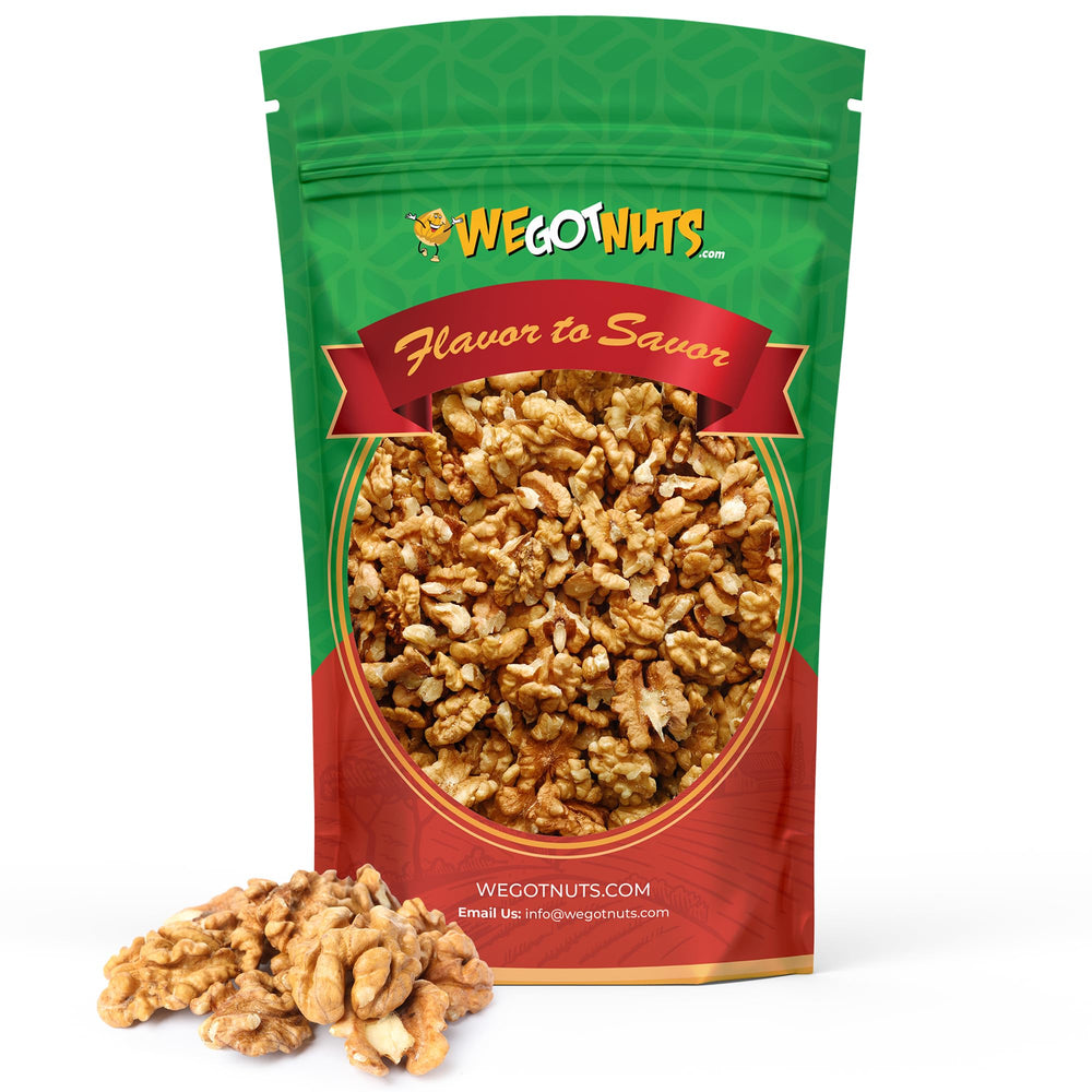 We Got Nuts California Raw Walnuts 4lbs package for fresh, easy snacking on the go.
