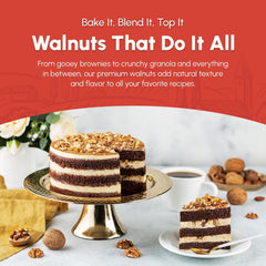 We Got Nuts unsalted walnuts close-up highlight natural color and premium quality.
