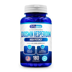 We Like Vitamins Diosmin Hesperidin bottle back shows label details for clarity and quality.